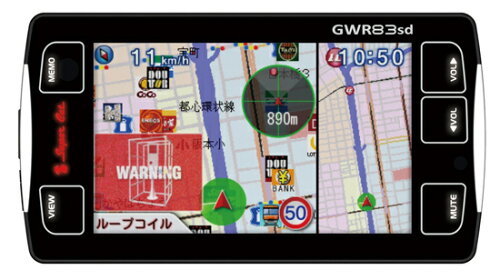 JAN 4968543107258 ユピテル　GWR83sd　GPSレーダー探知機　YUPITERU 株式会社ユピテル 車用品・バイク用品 画像