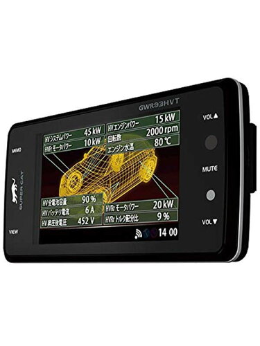 JAN 4968543107814 GWR93HVT ユピテル GPS内蔵 レーダー探知機 YUPITERU Super Cat 株式会社ユピテル 車用品・バイク用品 画像