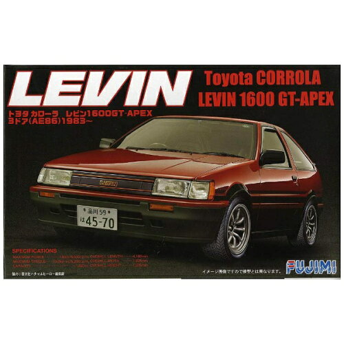 JAN 4968728038650 フジミ模型｜FUJIMI 1/24 インチアップシリーズ No．09 AE86 レビン ’83 フジミ模型株式会社 ホビー 画像