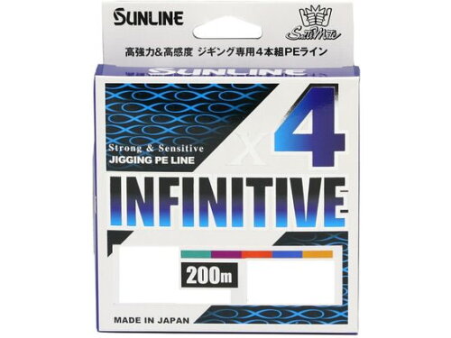 JAN 4968813545339 ソルティメイト インフィニティブ×4 200m 2ゴウ/34lb サンライン 2号/最大34lb SUNLINE PEライン 株式会社サンライン スポーツ・アウトドア 画像