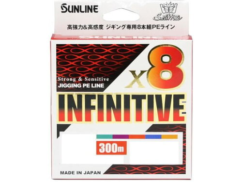 JAN 4968813545599 サンライン SUNLINE ソルティメイト インフィニティブ X8 300m 4号/63LB 1336 株式会社サンライン スポーツ・アウトドア 画像