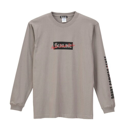 JAN 4968813986347 サンライン SUNLINE ロングスリーブコットンTシャツ S グレー SUW-15306LT 株式会社サンライン スポーツ・アウトドア 画像