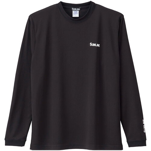 JAN 4968813994809 サンライン SUNLINE ロングスリーブドライTシャツ M ブラック SUW-15403DLT 株式会社サンライン スポーツ・アウトドア 画像