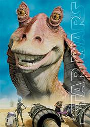 JAN 4968855037946 スターウォーズ エピソード1 /Jarjarbinks ポスター / ポスター 株式会社トライエツクス 本・雑誌・コミック 画像