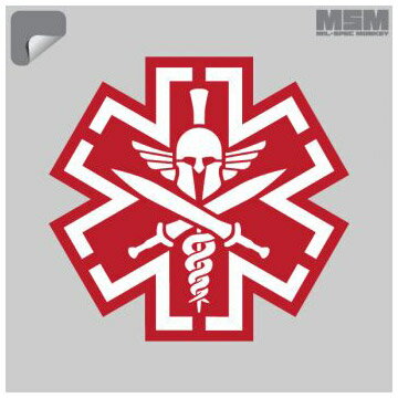 JAN 4968861110190 TACMED SPARTAN DECAL Red 株式会社サンケン ホビー 画像