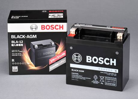 JAN 4969655113496 bosch 輸入車用バッテリー black-agm ブラックagm  12ah bla-12 ボッシュ株式会社 車用品・バイク用品 画像