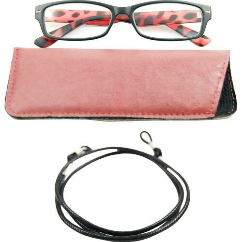 JAN 4969701364179 シニアグラスメンズ Reading GLasses 3PR-0024 Matte BLack*Matte Red Demi +3.50(1セット) 株式会社ミック バッグ・小物・ブランド雑貨 画像