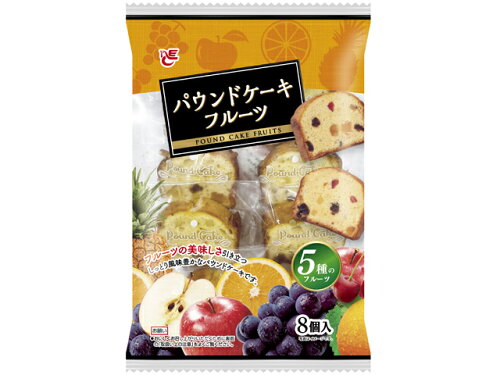 JAN 4970055245328 エースベーカリー パウンドケーキ フルーツ 8個 株式会社エースベーカリー スイーツ・お菓子 画像