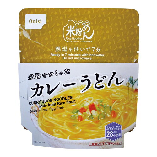 JAN 4970088890267 尾西食品 米粉でつくったカレーうどん 73g 尾西食品株式会社 日用品雑貨・文房具・手芸 画像