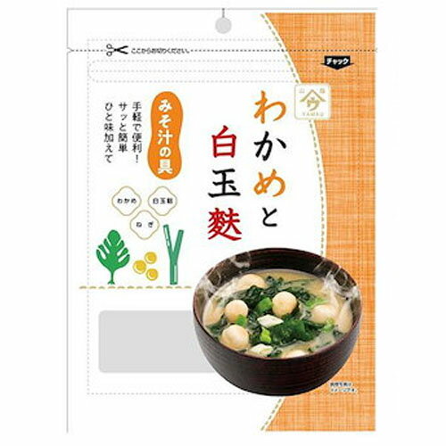 JAN 4970148011472 魚の屋 わかめと白玉麩 みそ汁の具 15g 株式会社魚の屋 食品 画像