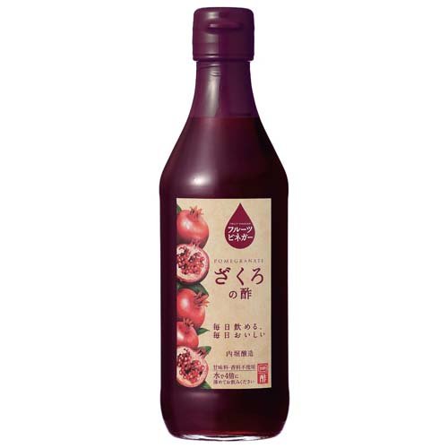 JAN 4970285280106 内堀醸造 フルーツビネガー ざくろの酢(360mL) 内堀醸造株式会社 食品 画像