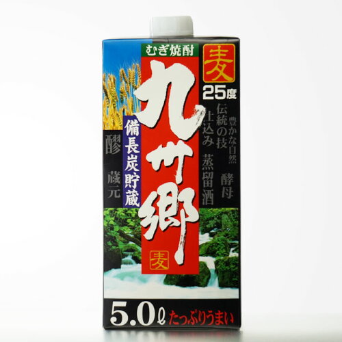 JAN 4970388060261 九州郷 乙類25° 麦 パック PB 5L 株式会社いそのさわ 日本酒・焼酎 画像