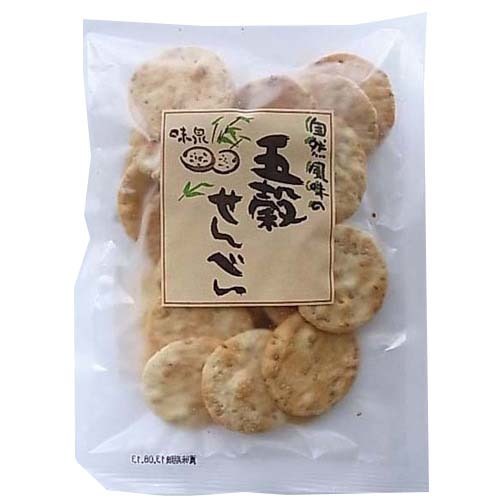 JAN 4971034750147 自然風味の五穀せんべい(100g) 株式会社味泉 スイーツ・お菓子 画像