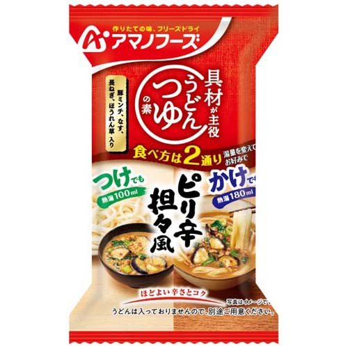 JAN 4971334211997 アマノフーズ うどんつゆの素 ピリ辛 担々風(17.8g) アサヒグループ食品株式会社 日用品雑貨・文房具・手芸 画像