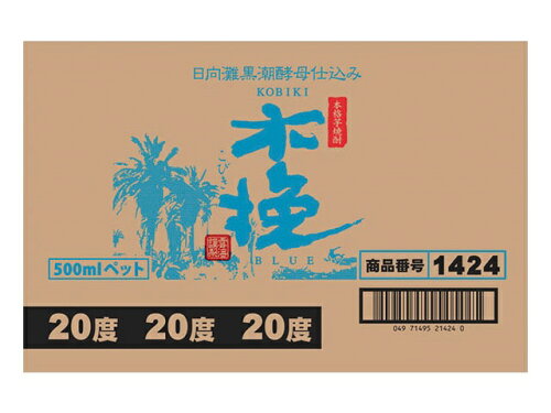 JAN 4971495214240 木挽BLUE 乙類20° 芋 ペット 500X12 雲海酒造株式会社 日本酒・焼酎 画像