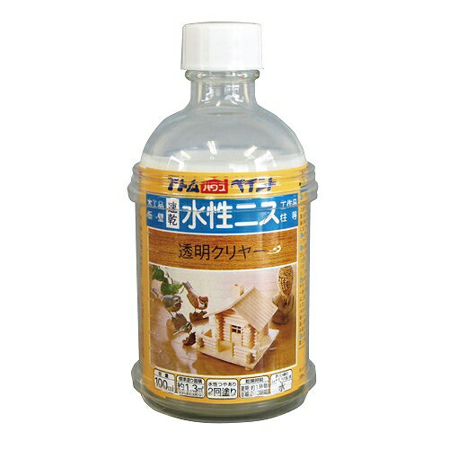 JAN 4971544078014 アトムサポート アトムハウスペイント 水性ニス 100ML 透明クリヤー アトムサポート株式会社 花・ガーデン・DIY 画像