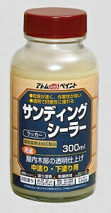 JAN 4971544080154 アトムサポート アトムハウスペイント 油性サンディングシーラー 300ML アトムサポート株式会社 花・ガーデン・DIY 画像