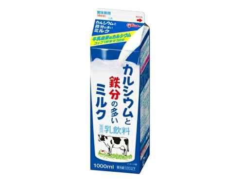 JAN 4971666404012 グリコ カルシウムと鉄分の多いミルク 1L 江崎グリコ株式会社 水・ソフトドリンク 画像