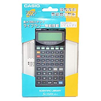 JAN 4971850145424 CASIO プログラム関数電卓 FX-5500LA-N カシオ計算機株式会社 家電 画像