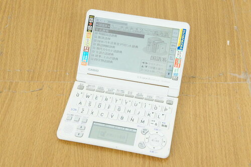 JAN 4971850186861 CASIO 電子辞書 EX-word  XD-GF6500WE カシオ計算機株式会社 家電 画像