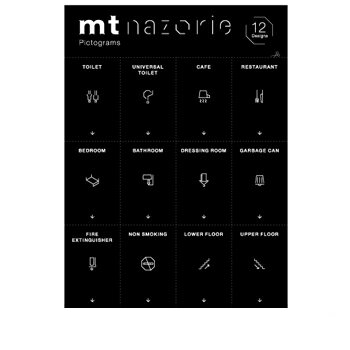 JAN 4971910223680 カモ井加工紙 nazorie 専用フイルム Pictograms MTNZP04 カモ井加工紙株式会社 日用品雑貨・文房具・手芸 画像