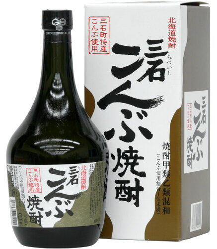 JAN 4971980141099 三石昆布焼酎 720ｍｌ 合同酒精株式会社 日本酒・焼酎 画像