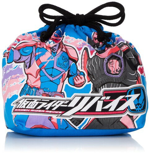 JAN 4972242481984 仮面ライダーリバイス ランチ巾着 弁当袋 株式会社小森樹脂 キッチン用品・食器・調理器具 画像