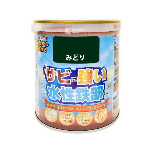 JAN 4972910017200 カンペハピオ 水性鉄部用 みどり 0.7L 株式会社カンペハピオ 花・ガーデン・DIY 画像