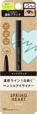 JAN 4972915029819 スプリングハート ロングラスティングアイライナー マットブラック(1本) 株式会社コージー本舗 美容・コスメ・香水 画像