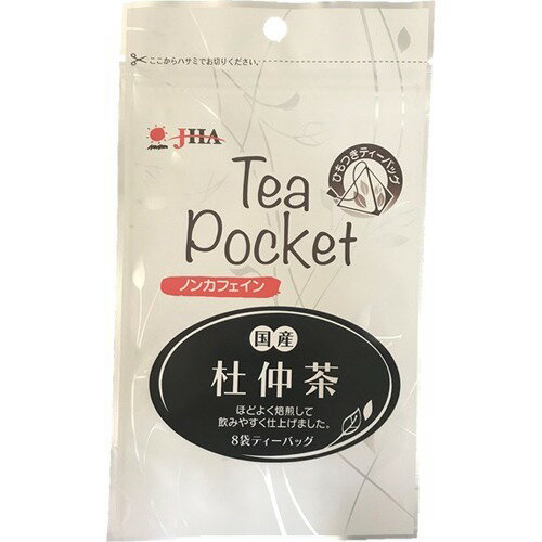 JAN 4973730300619 Tea Pocket 国産杜仲茶(8包) 株式会社ゼンヤクノー 水・ソフトドリンク 画像