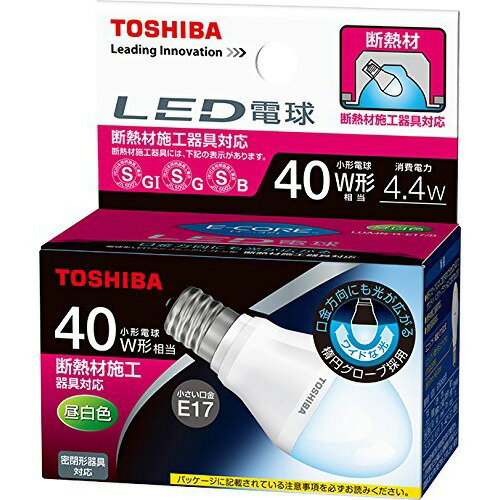 JAN 4974550433945 イー・コア LED電球 ミニクリプトン形 3.9W・4.4W 昼白色 440Lm LDA4N-G-E17／S(1コ入) 東芝ライテック株式会社 インテリア・寝具・収納 画像