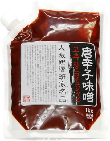 JAN 4975116203606 徳山物産 自家製 コチュジャン 1Kg 株式会社徳山物産 食品 画像