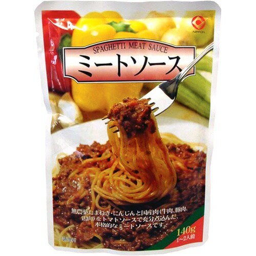 JAN 4975668606030 日本食品工業 ミートソース レトルト(140g) 日本食品工業株式会社 食品 画像