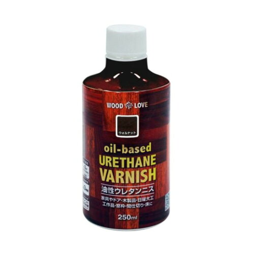 JAN 4976124516436 ニッペホームプロダクツ 4976124516436 WOODLOVE 油性ウレタンニス ウォルナット 250ml ニッペホームプロダクツ株式会社 花・ガーデン・DIY 画像