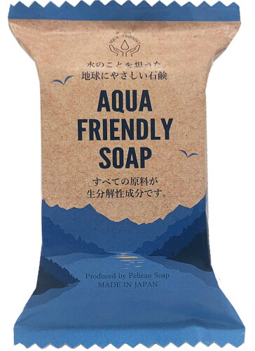 JAN 4976631479262 AQUA FRIENDLY SOAP 100g 株式会社ペリカン石鹸 美容・コスメ・香水 画像