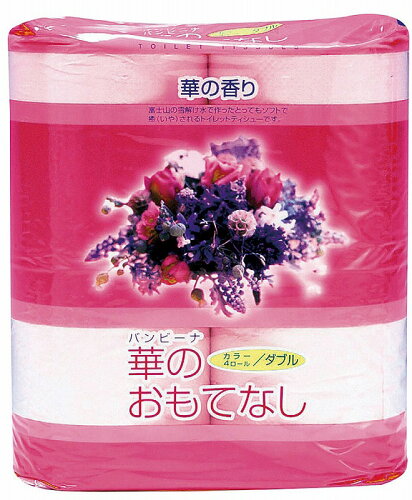 JAN 4976956425517 華のおもてなし4ロールダブル   2923178 林製紙株式会社 日用品雑貨・文房具・手芸 画像