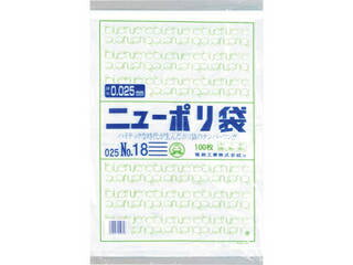 JAN 4977017012318 福助 ニューポリ袋 025 No18 福助工業株式会社 日用品雑貨・文房具・手芸 画像