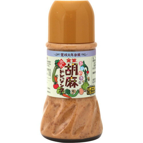 JAN 4977229700164 金笛 胡麻ドレッシング(230ml) 笛木醤油株式会社 食品 画像