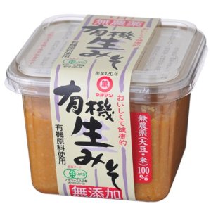 JAN 4977858011150 マルマン 有機生みそ (白)  カップ 500g マルマン株式会社 食品 画像