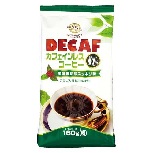 JAN 4977888173491 カフェインレスコーヒー(160g) 三本珈琲株式会社 水・ソフトドリンク 画像