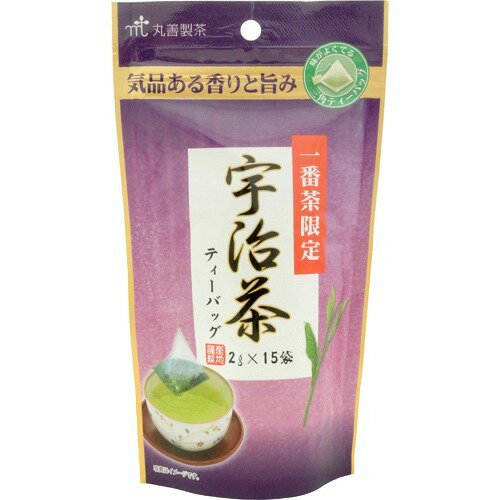 JAN 4978237514187 一番茶限定 宇治茶 ティーバッグ(2g*15袋) 丸善製茶株式会社 水・ソフトドリンク 画像