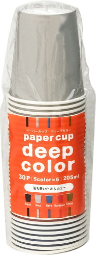 JAN 4978446010661 ペーパーカップ Dカラー205ml 30P 株式会社まるき スポーツ・アウトドア 画像