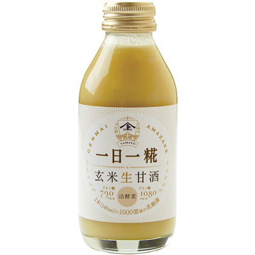 JAN 4979574003143 ヤマト醤油味噌 生玄米甘酒 一日一糀 オリジナル 140ml 株式会社ヤマト醤油味噌 水・ソフトドリンク 画像