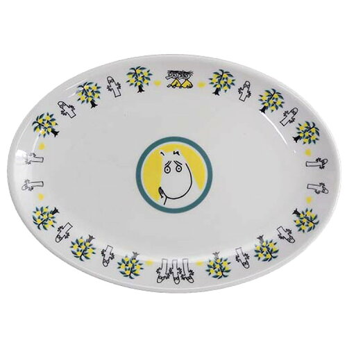 JAN 4979855127070 山加商店｜yamaka MOOMIN ムーミン 中華シリーズ 皿 餃子皿 楕円 長径23cm 株式会社山加商店 キッチン用品・食器・調理器具 画像