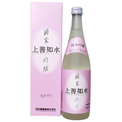 JAN 4980573103925 桃の上善如水 純米吟醸 720ml 白瀧酒造株式会社 日本酒・焼酎 画像