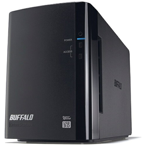 JAN 4981254036792 BUFFALO  RAID1対応 外付けHDD 2ドライブモデル HD-WH12TU3/R1-C 株式会社バッファロー パソコン・周辺機器 画像