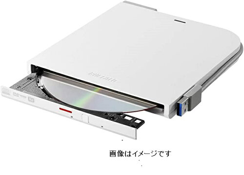 JAN 4981254052389 BUFFALO ポータブルDVDドライブ USB3.1(Gen1)/3.0 ホワイト DVSM-PTV8U3-WH/N 株式会社バッファロー パソコン・周辺機器 画像