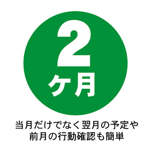 JAN 4982502066028 キュービックス 2020年 卓上カレンダー 4月始まり A5 2か月 ベーシック 205104-01 株式会社エムプラン 本・雑誌・コミック 画像