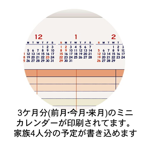 JAN 4982502066295 エムプラン CUBIX カレンダー 2021年 壁掛け 家族スケジュールA4 ベーシック ホワイト 203414-01 株式会社エムプラン 本・雑誌・コミック 画像