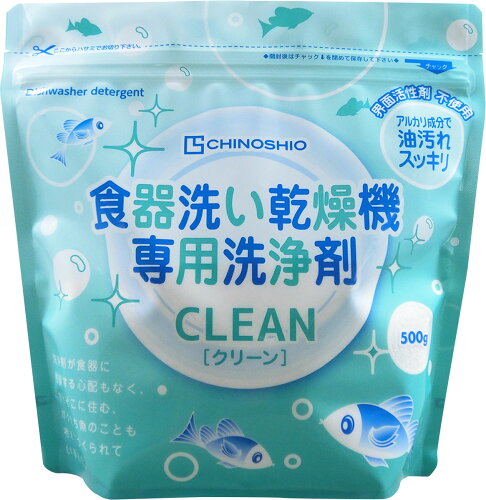 JAN 4982757811411 クリーン 食器洗い乾燥機専用洗浄剤(500g) 株式会社地の塩社 日用品雑貨・文房具・手芸 画像